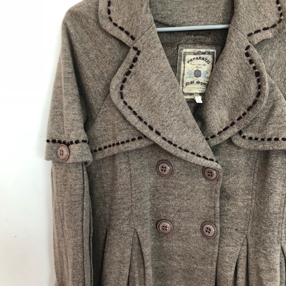 paparazzi Jackets & Blazers - Paparazzi long brown coat size M